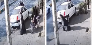 ویدیوی سرقت گوشی همراه یک روحانی در قم
