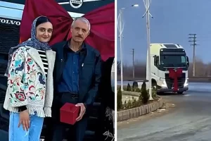 یک دختر ۱۵ یک هدیه جالب برای روز پدر امسال به پدر خود داد