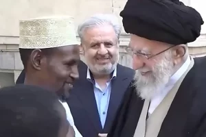 دیدار آیت‌الله خامنه‌ای با یک خانواده کنیایی با نام های جالب