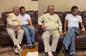 دیدار بهروز وثوقی و نوید محمدزاده در آمریکا