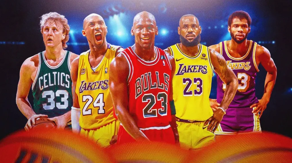 رتبه‌بندی ۱۰ بازیکن برتر تاریخ NBA؛ رکوردها و افتخارات