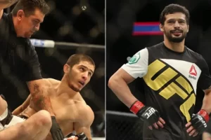 تنها شکست اسلام ماخاچف در UFC که با ناک‌اوت سنگین در راند اول رقم خورد