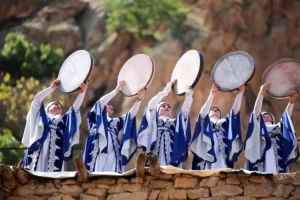 تصاویر زیبا از جشن بزرگ «هزار دف» در کردستان
