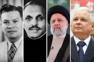 مقام‌‌های بلندپایه کشورهای مختلف که در سانحه هوایی جان باختند