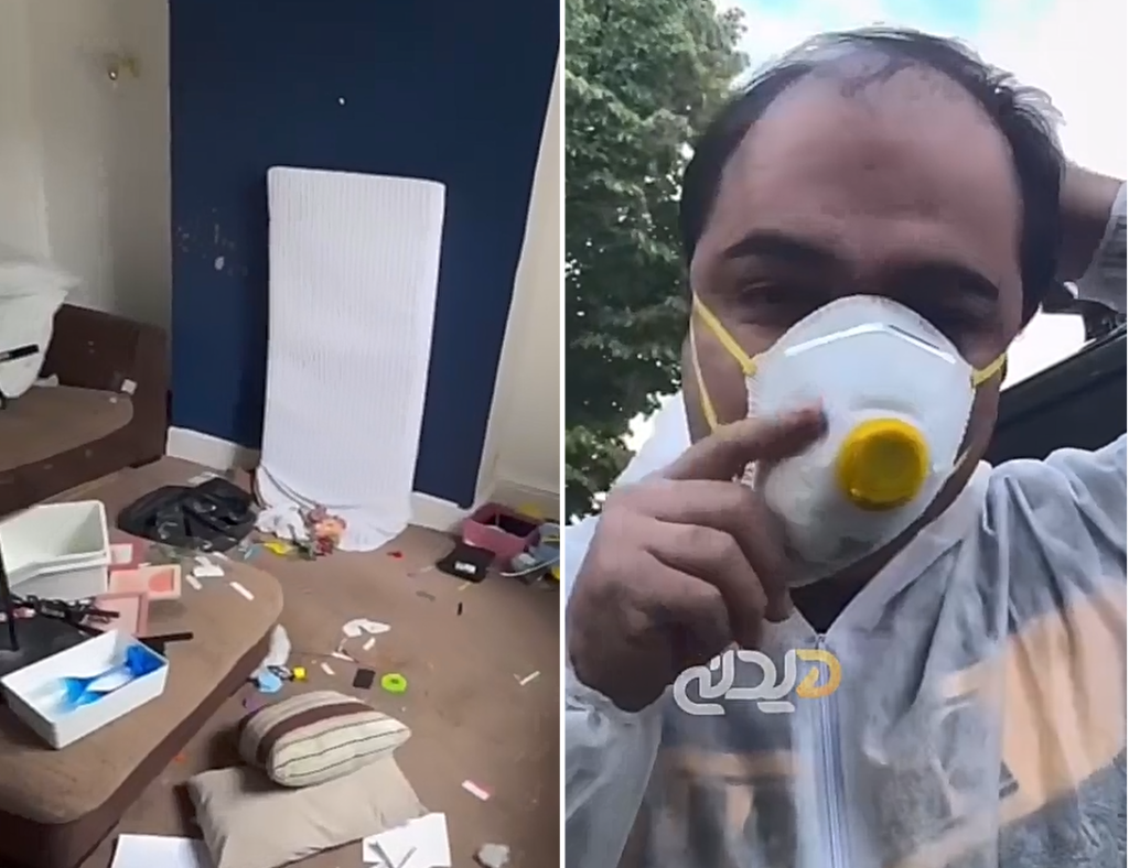 شوکه شدن مهاجر ایرانی در انگلیس از وضعیت بد نظافت خانه اجاره‌ای