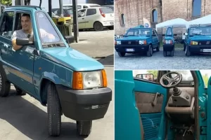 از یک «فیات پاندا» به عنوان باریک‌ترین خودرو دست‌ساز جهان در ایتالیا رونمایی شد