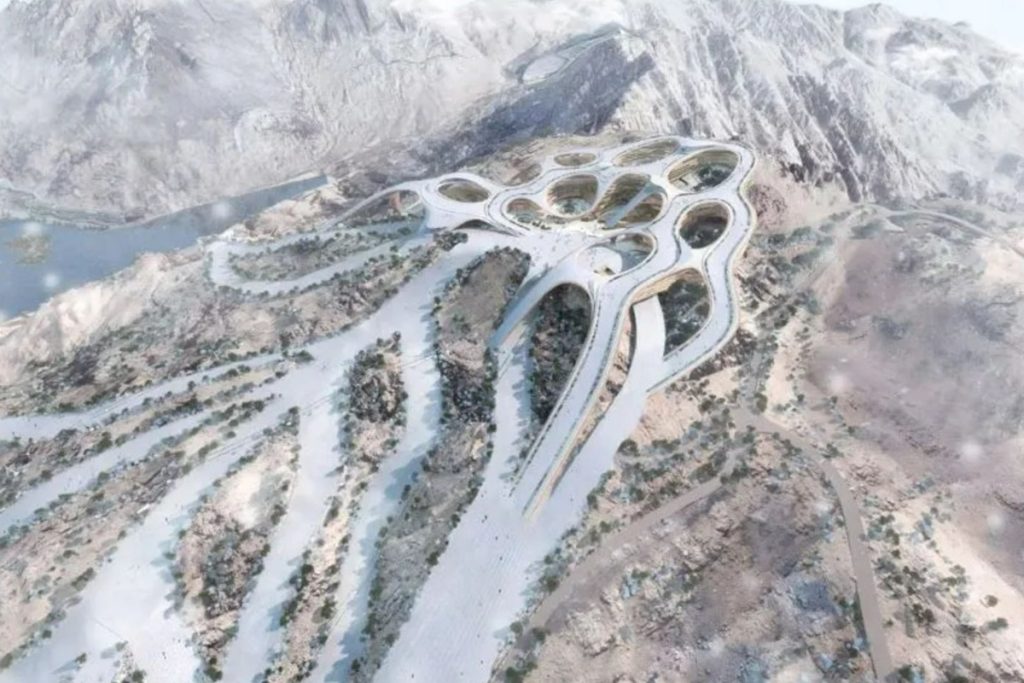 مشکلات عربستان در ساخت پیست اسکی در بیابان برای میزبانی بازی‌های زمستانی