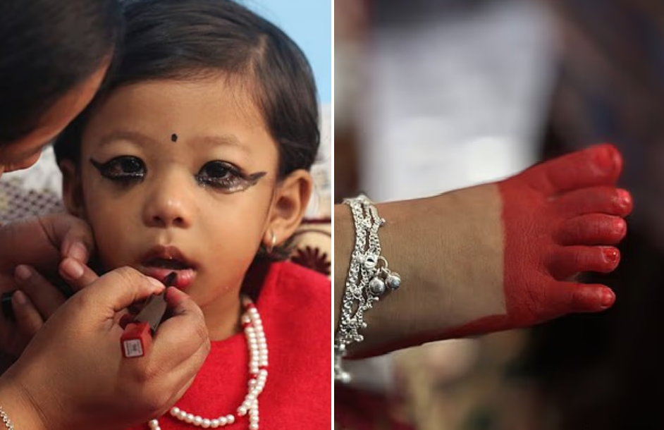 دختری ۲.۵ ساله به عنوان ایزدبانوی زنده برگزیده شد