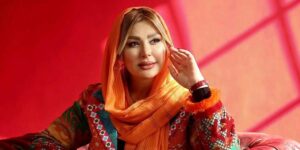 چهره طبیعی و بدون آرایش نیوشا ضیغمی در پشت‌صحنه فیلم جدیدش