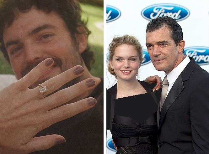 مراسم ازدواج رویایی دختر آنتونیو باندراس با عشق دوران کودکیاش در اسپانیا