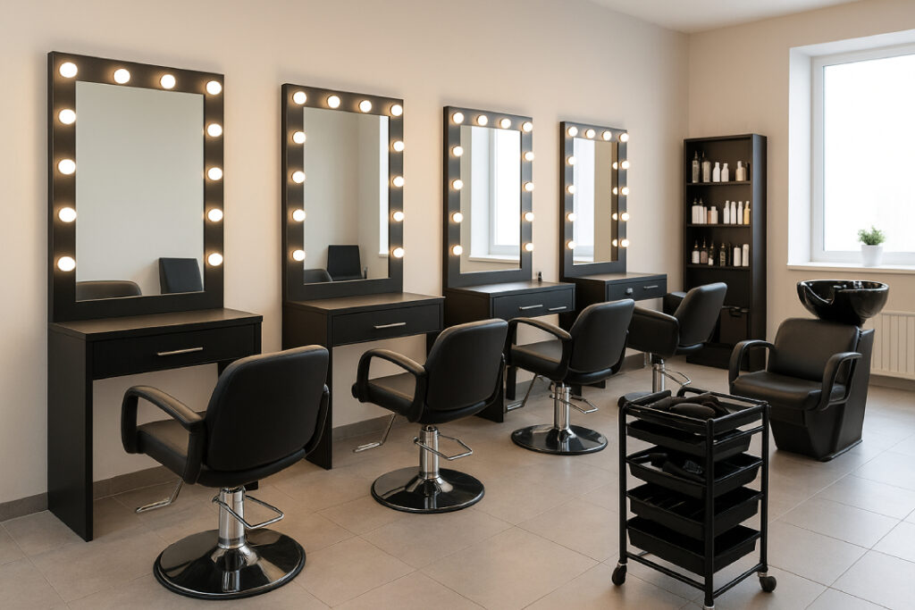 تمام تجهیزاتی که برای دکوراسیون آرایشگاه و سالن زیبایی نیاز دارید