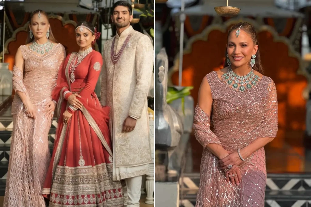 عروسی اشرافی زوج میلیاردر هندی با اجرای ۲,۰۰۰,۰۰۰ دلاری جنیفر لوپز و کیک ۴.۵ متری