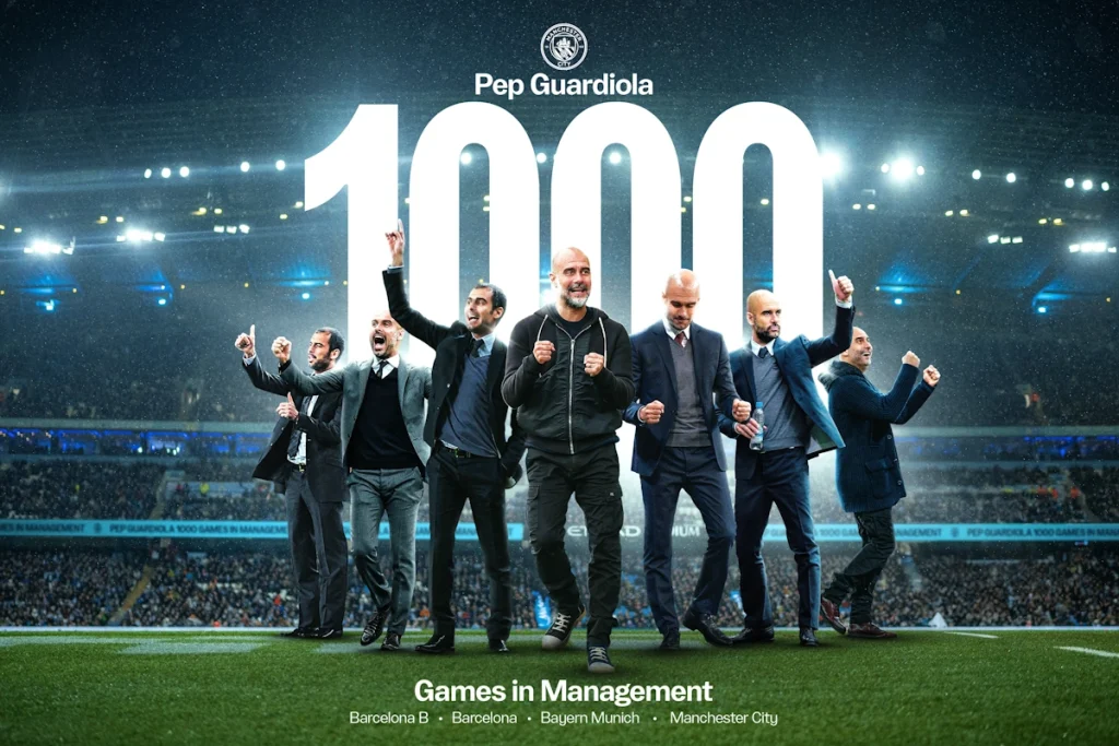 نگاهی به ۱.۰۰۰ بازی پپ گواردیولا به عنوان سرمربی در بارسلونا، بایرن و منچسترسیتی