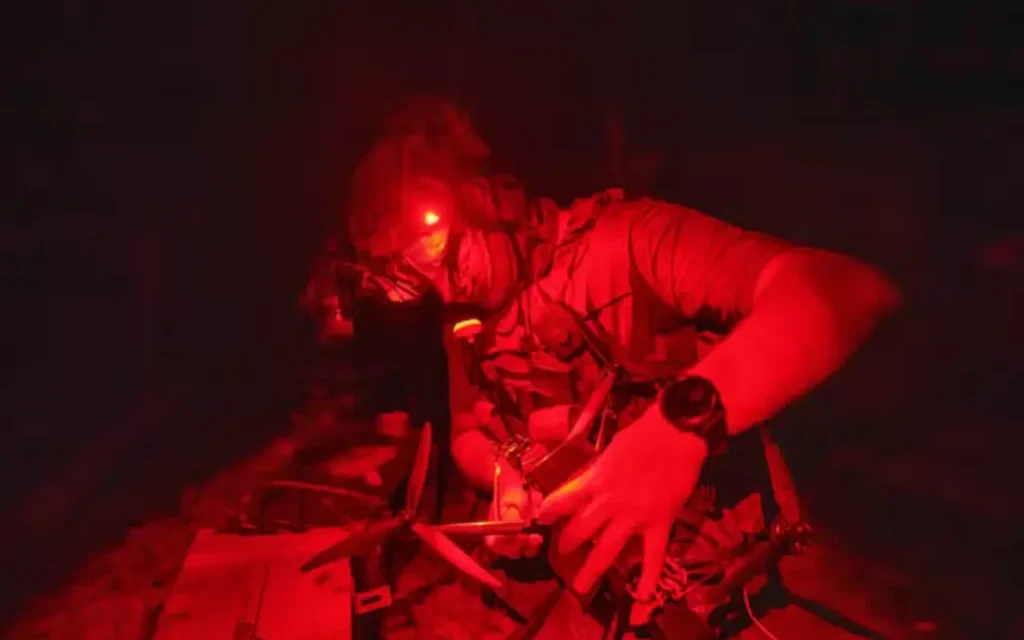 لحظه حمله پهپاد «اژدها» روسیه به «تونل‌های زندگی» اوکراین