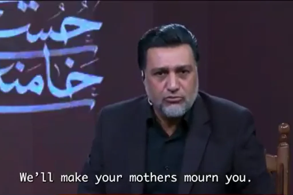 تهدید مخالفان توسط مجری تلویزیون خبرساز شد: «ننه‌تون رو به عزاتون می‌نشونیم»