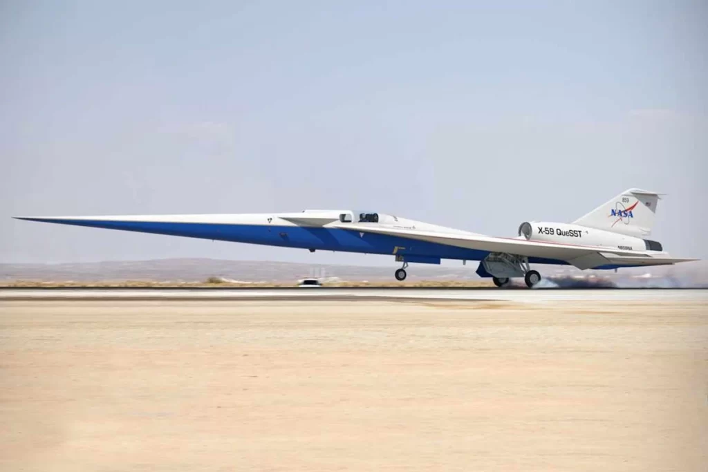 هواپیمای فراصوت X-59 ساخت ناسا و لاکهید مارتین به سرعت ۰.۹۸ ماخ رسید