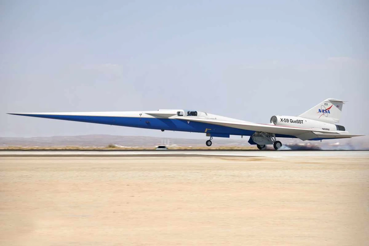 هواپیمای فراصوت X-59 ساخت ناسا و لاکهید مارتین به سرعت ۰.۹۸ ماخ رسید
