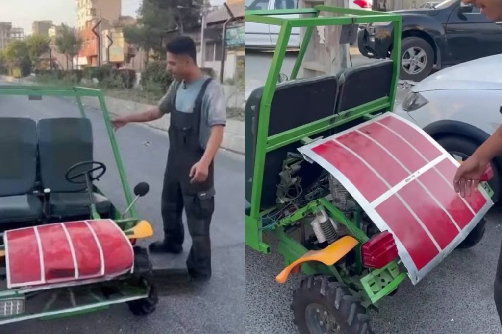 دو برادر در فردیس یک خودروی دستساز متفاوت ساختند