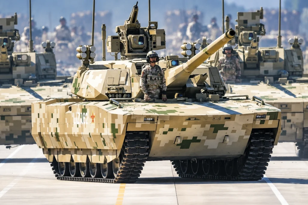 چین شلیک واقعی تانک Type 99B را به نمایش گذاشت
