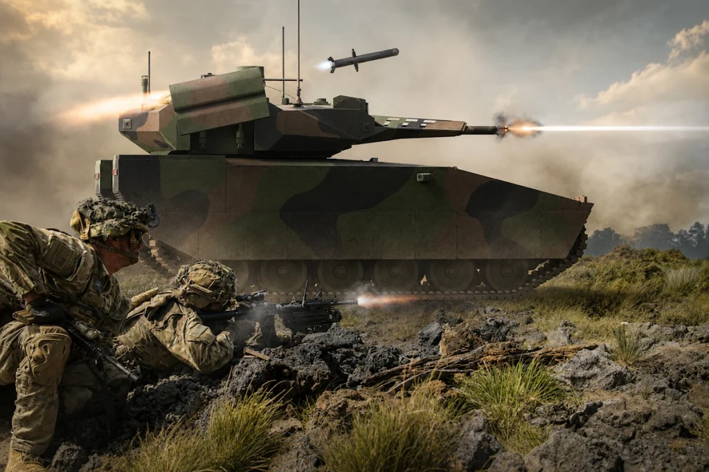 نخستین نمونه خودروی زرهی Lynx XM30 برای جایگزینی M2 Bradley به ارتش آمریکا تحویل شد