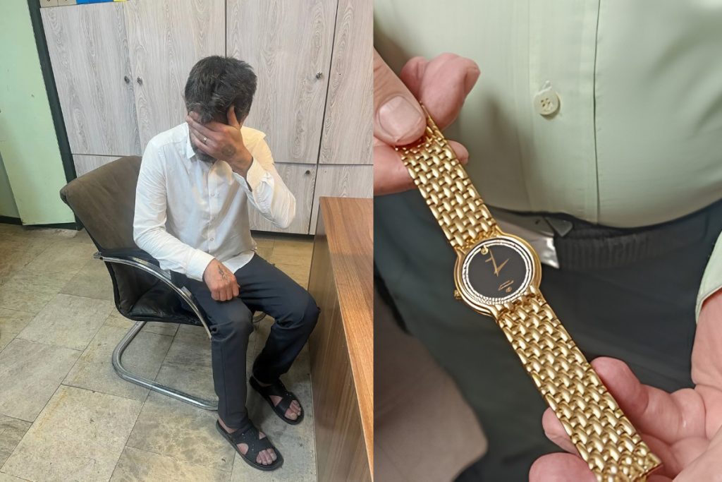 سارق ساعت ۵ میلیاردی سفیر فیلیپین دستگیر شد